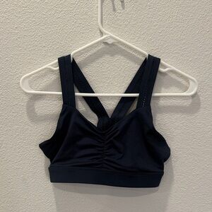 Navy Blue Sports Bra